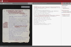 Das Foto zeigt ein historisches Textdokument.